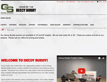Tablet Screenshot of decoybuddy.com